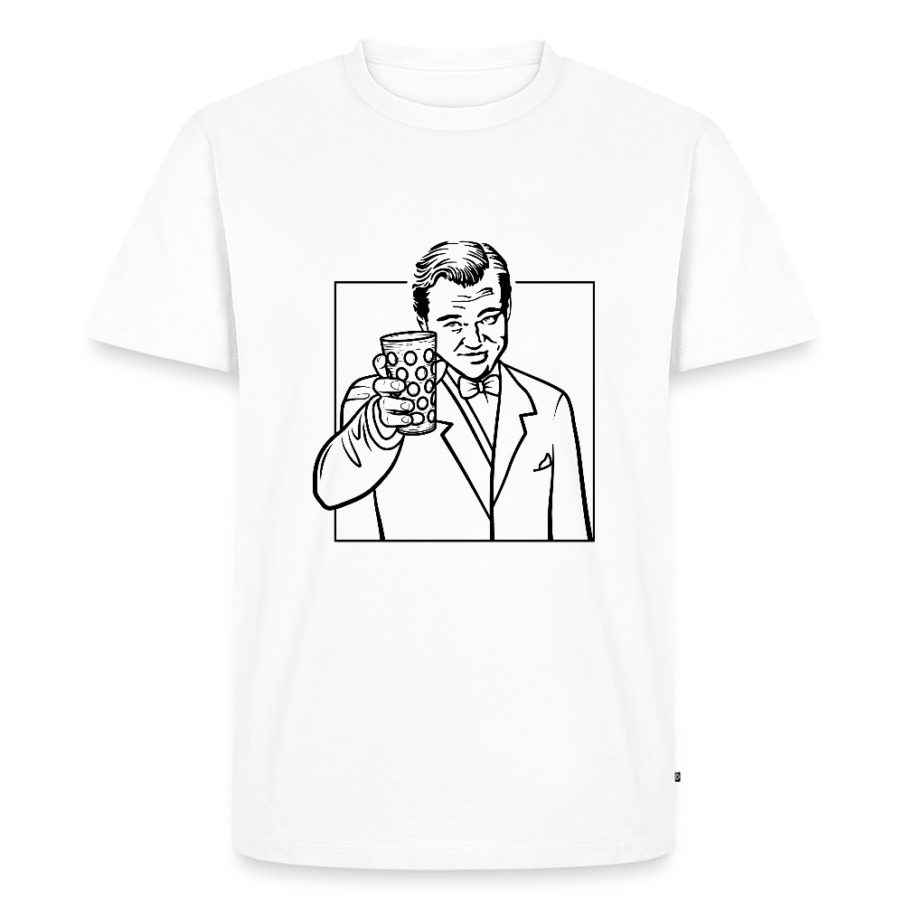 Herren T-Shirt mit stilvollem Schorle Motiv im Gatsby Stil