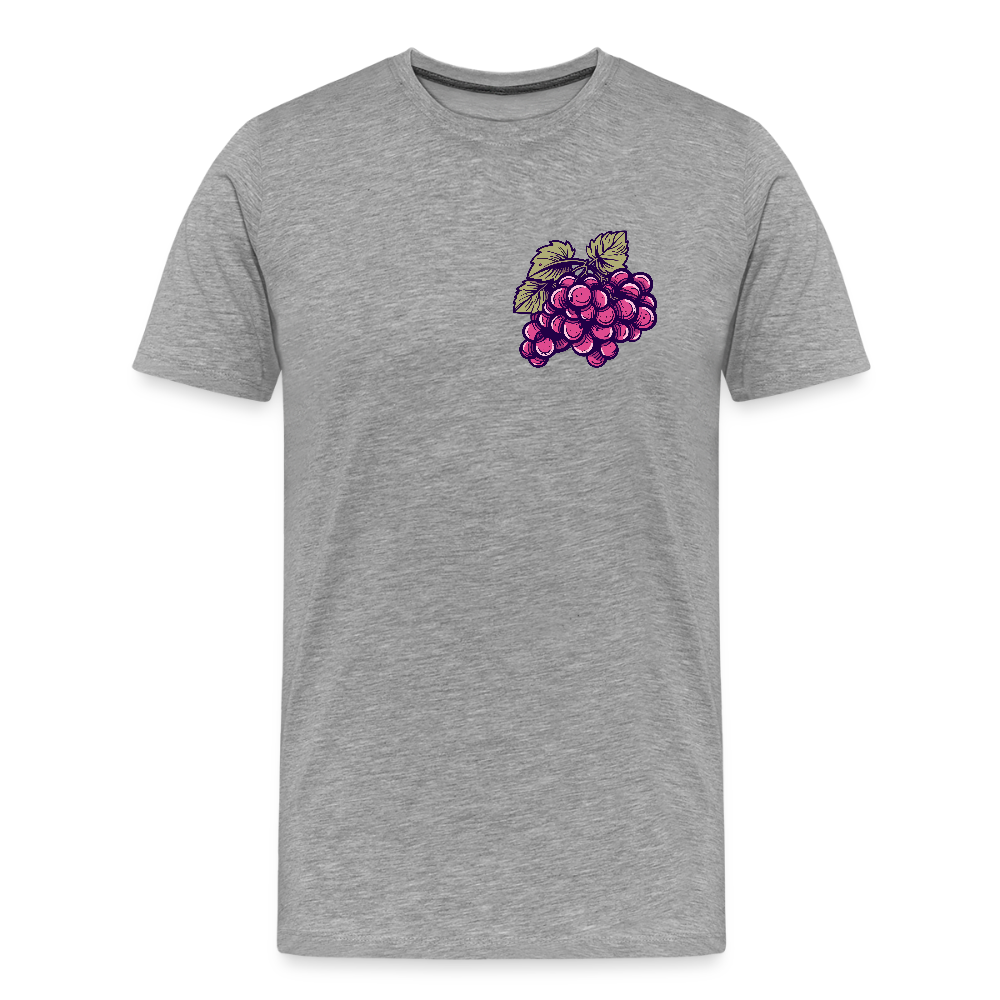 Herren Shirt für Weinliebhaber mit Trauben Motiv