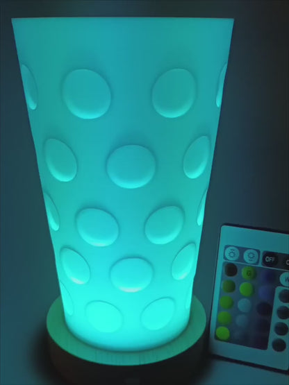 Dubbeglas Lampe