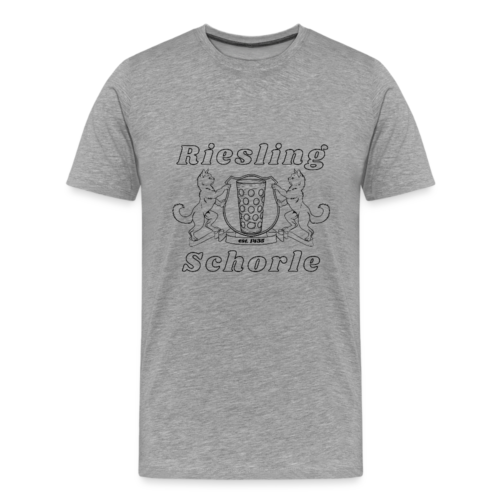 Herren Shirt mit Rieslingschorle Motiv