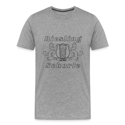 Herren Shirt mit Rieslingschorle Motiv