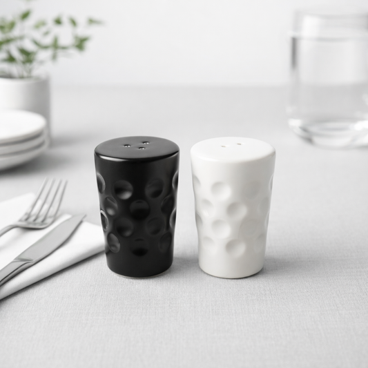 Salz und Pfeffer Streuer mit Dubbe Design als Pfälzer Tisch Deko