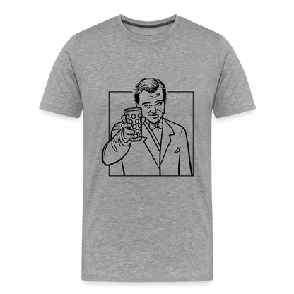 Herren Shirt mit Gatsby Motiv und Rieslingschorle