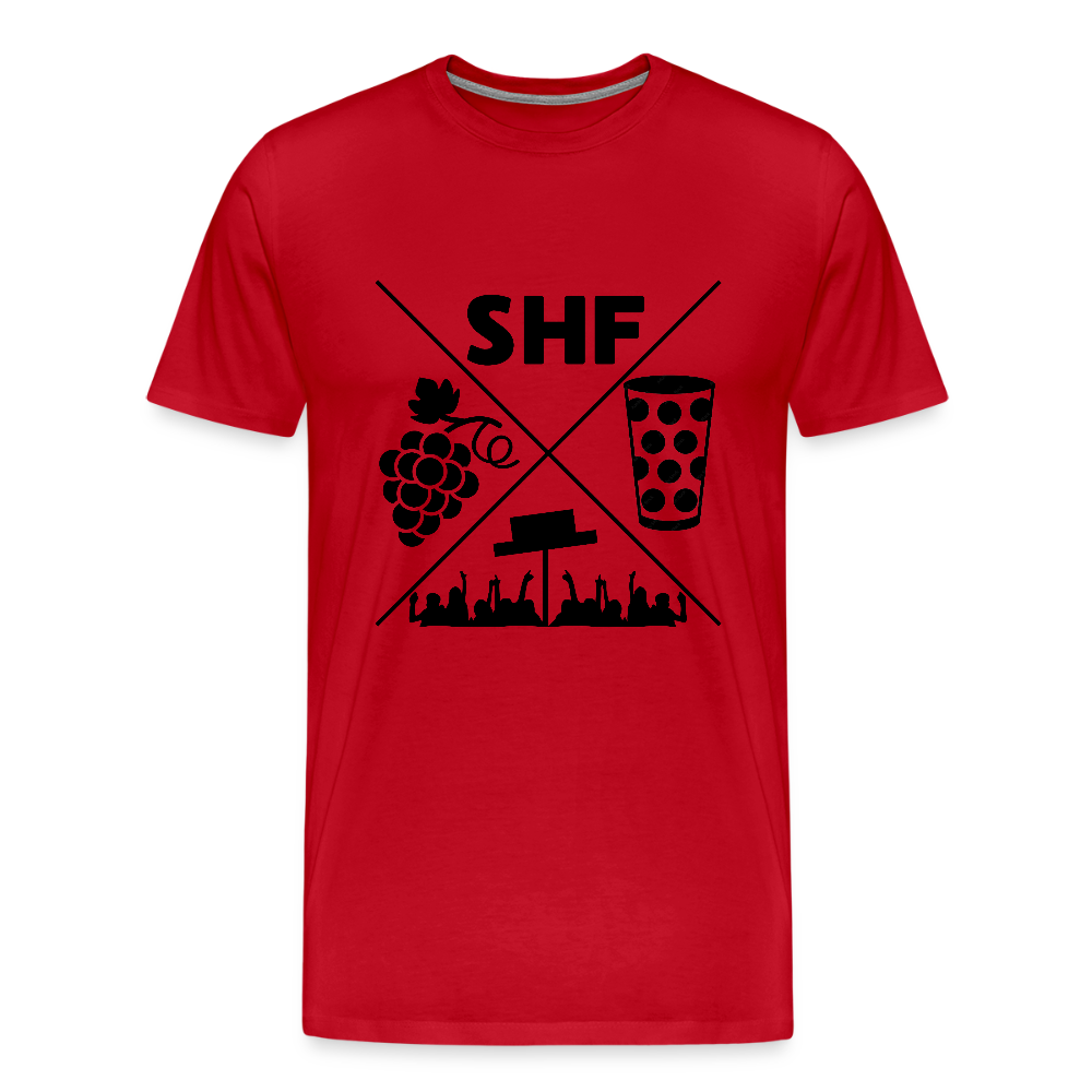 Herren Shirt zum Frankenthaler Strohhutfest mit Dubbeglas und Strohhut