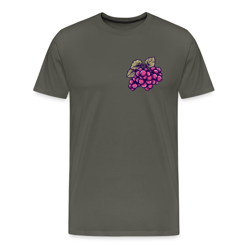 Herren Shirt mit Traubendolde auf der Brust