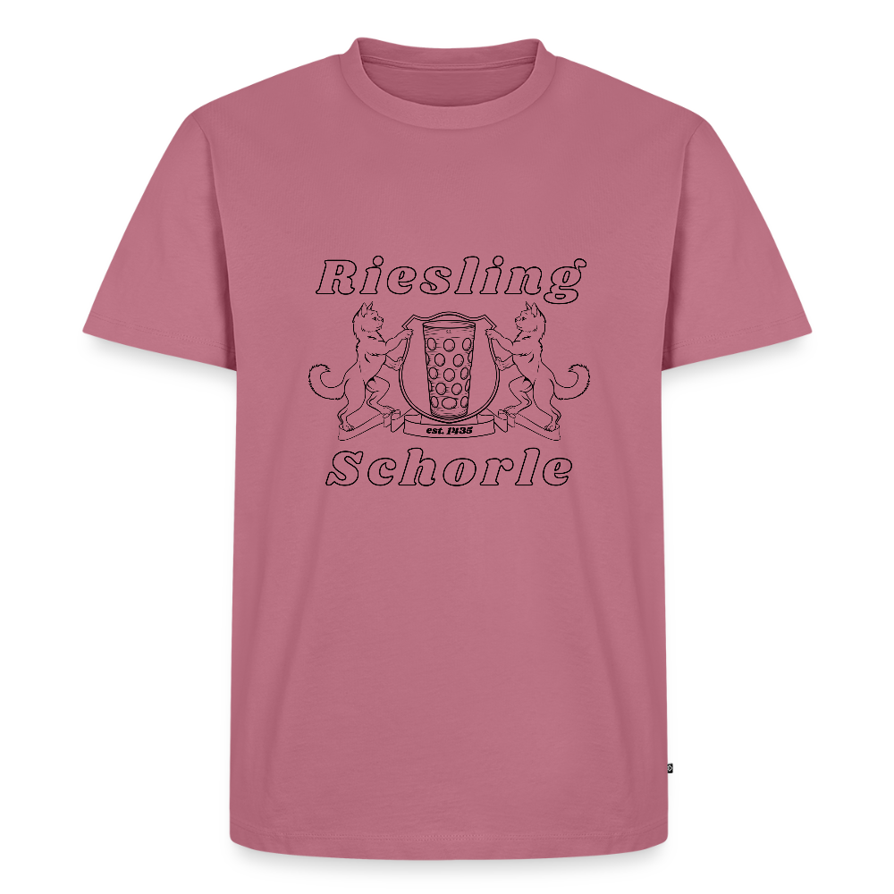Herren T-Shirt mit Riesling und Schorle Motiv