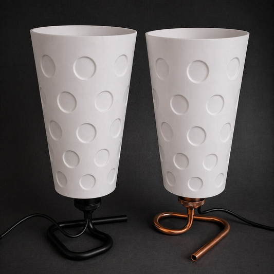 XL Dubbeglas Lampe als Pfälzer Deko mit warmem Licht